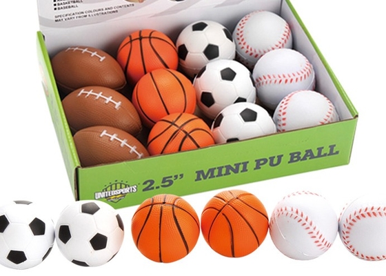 L'unité centrale molle écument anti effort rebondissant des jouets de basket-ball de compression de ballon de football