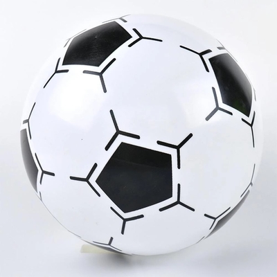 Cadeau rebondissant de forme de football de jouet de ballon de football gonflable de PVC d'enfants adaptés aux besoins du client