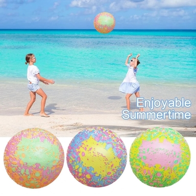 Jouet portatif de ballon de plage d'enfants, boule interactive de jeu de l'eau de PVC d'enfant de parent