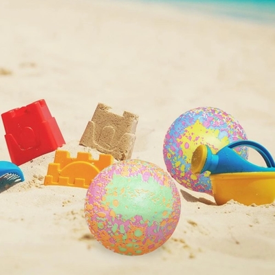 Jouet portatif de ballon de plage d'enfants, boule interactive de jeu de l'eau de PVC d'enfant de parent