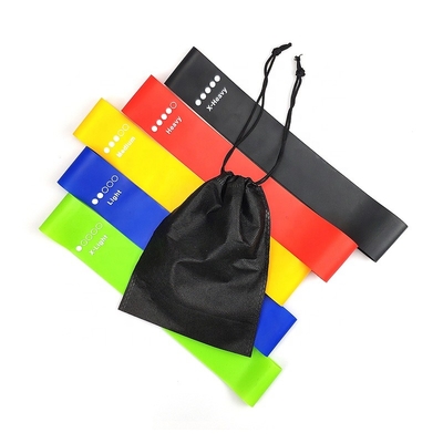 Bandes résistantes non-toxiques de résistance de latex, ceinture élastique de PVC pour l'exercice