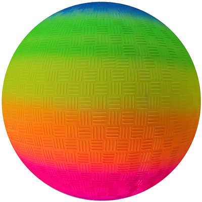 Boule de terrain de jeu non-toxique d'arc-en-ciel d'Antiburst, boule en caoutchouc multifonctionnelle de jeu