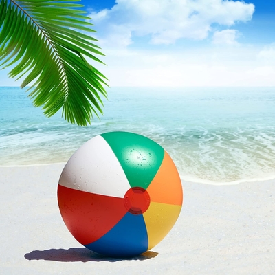 Biens inodores de petit de PVC poids léger gonflable de ballon de plage