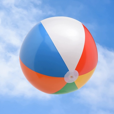 Le ballon de plage imprimé fait sur commande non-toxique de PVC a épaissi réutilisable pour des enfants