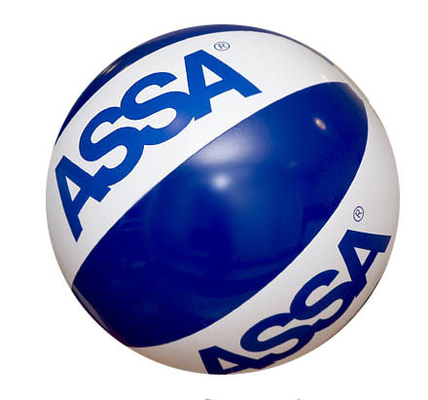 Ballon de plage gonflable fait sur commande réutilisé Antiburst de PVC inodore