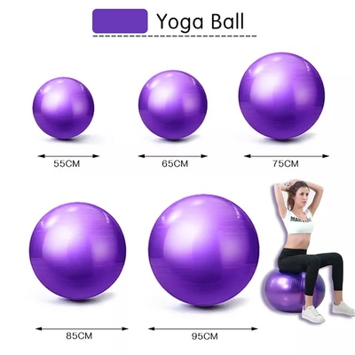 Biens ultra-légers de PVC d'OEM de boule universelle de yoga pour l'exercice