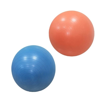 Rond de BSCI 9 écologiques insipides de boule de yoga de PVC de pouce avec la pompe