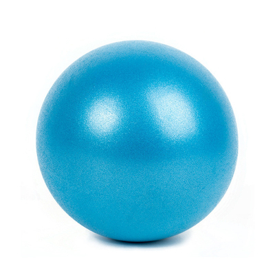 Rond de BSCI 9 écologiques insipides de boule de yoga de PVC de pouce avec la pompe
