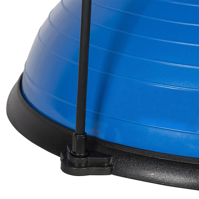Diamètre 58cm Moitié Blue PVC Yoga Ball Antidéflagrant Épaissi
