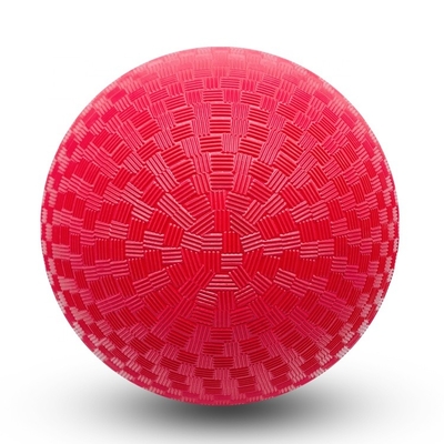 La boule en caoutchouc de rebond de terrain de jeu rouge non-toxique a épaissi réutilisable