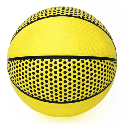 Basket-balls antiusure réutilisés de boule en caoutchouc inodore de rebond pour des camps