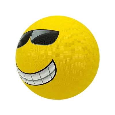 Réutilisable multifonctionnel antidérapant de Smiley Face Rubber Bounce Ball