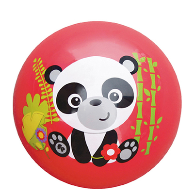 Boule légère imprimée de boule gonflable de PVC d'enfants pleine