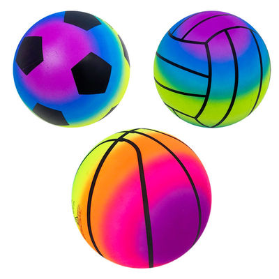 Boule de terrain de jeu gonflable d'arc-en-ciel de conception de sport Antiburst inodore