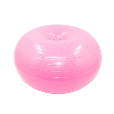 Résistant à l'usure antidérapant de boule de yoga de PVC de beignet réutilisé pour des sports d'intérieur