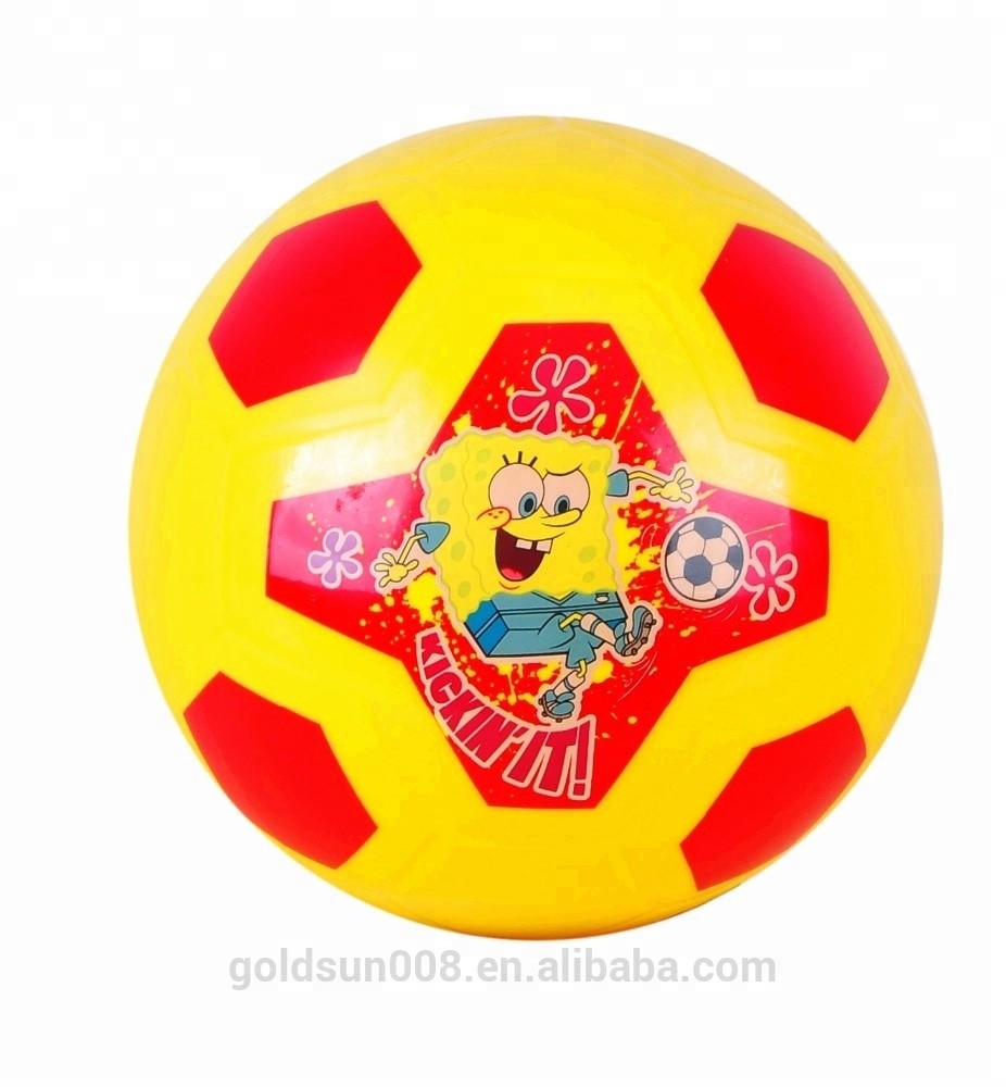 boule sautante d'exercice de 45cm, boule gonflable de rebond avec le décalque pour des enfants