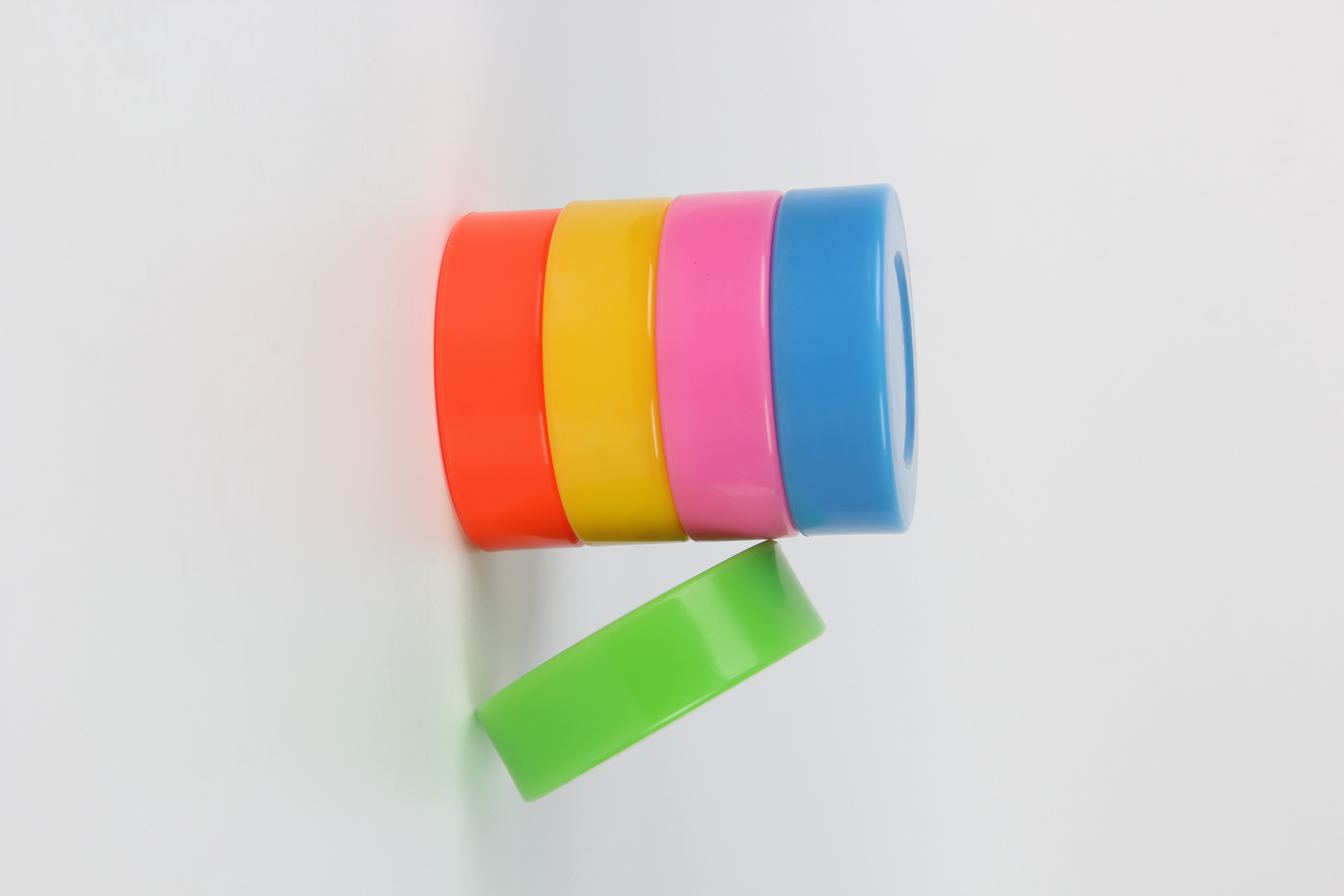 Logo fait sur commande imprimant la rondelle classique d'hockey sur glace, boule de hockey sur glace de PVC pour des enfants