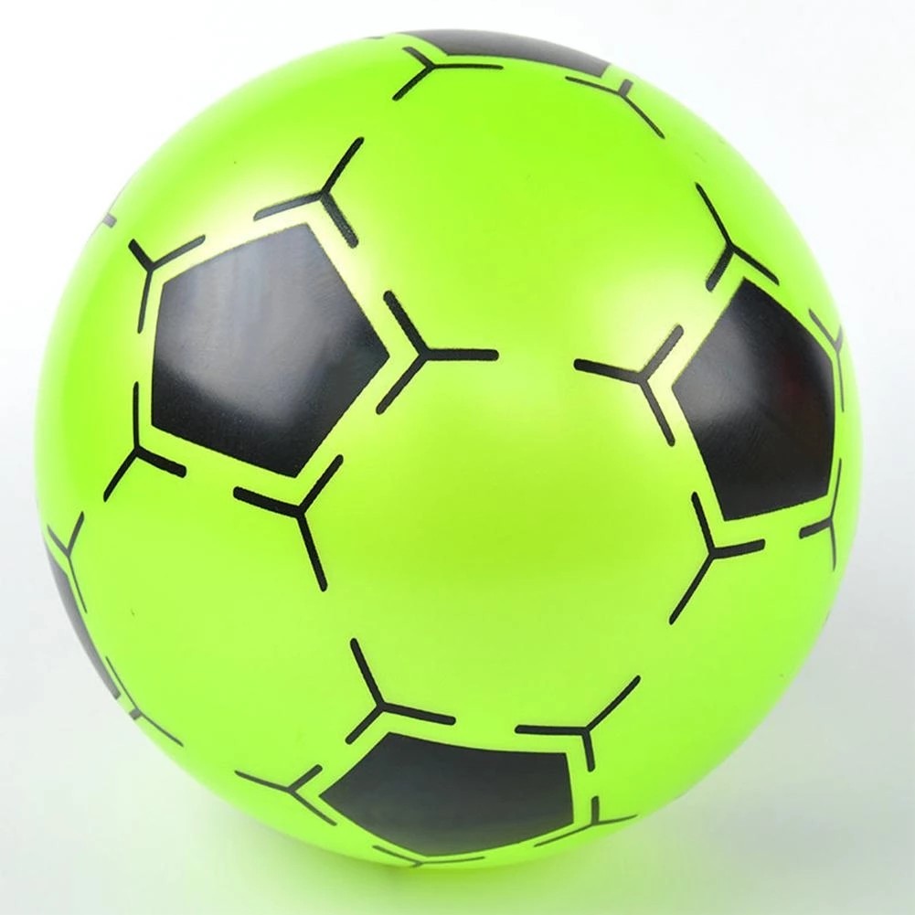 Cadeau rebondissant de forme de football de jouet de ballon de football gonflable de PVC d'enfants adaptés aux besoins du client