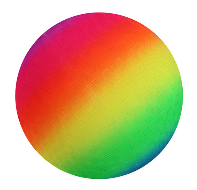 Couleur épaissie non-toxique pleine d'entrain de Pantone de boule de terrain de jeu de 7 pouces de PVC