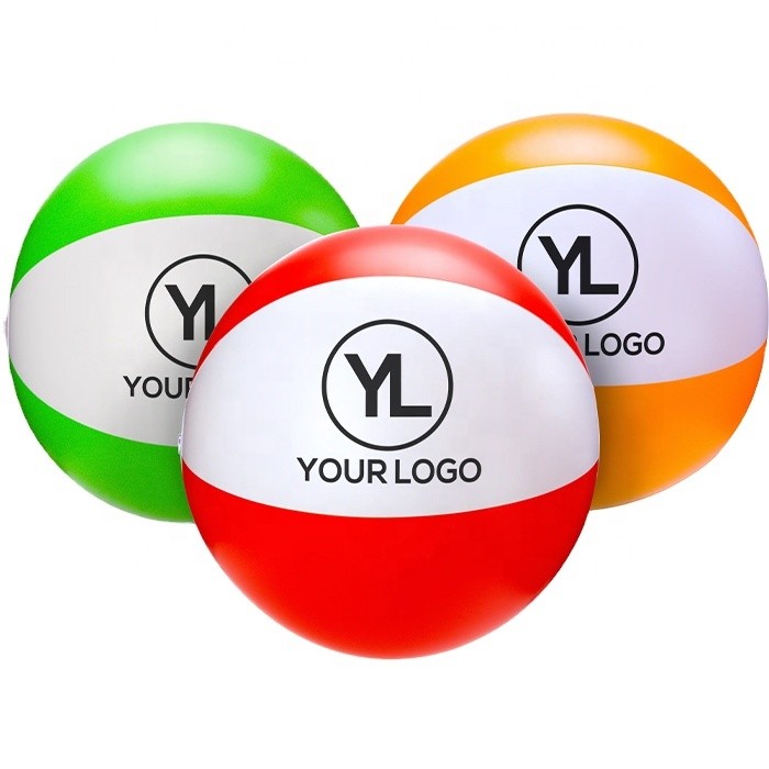 Ballon de plage gonflable fait sur commande réutilisé Antiburst de PVC inodore