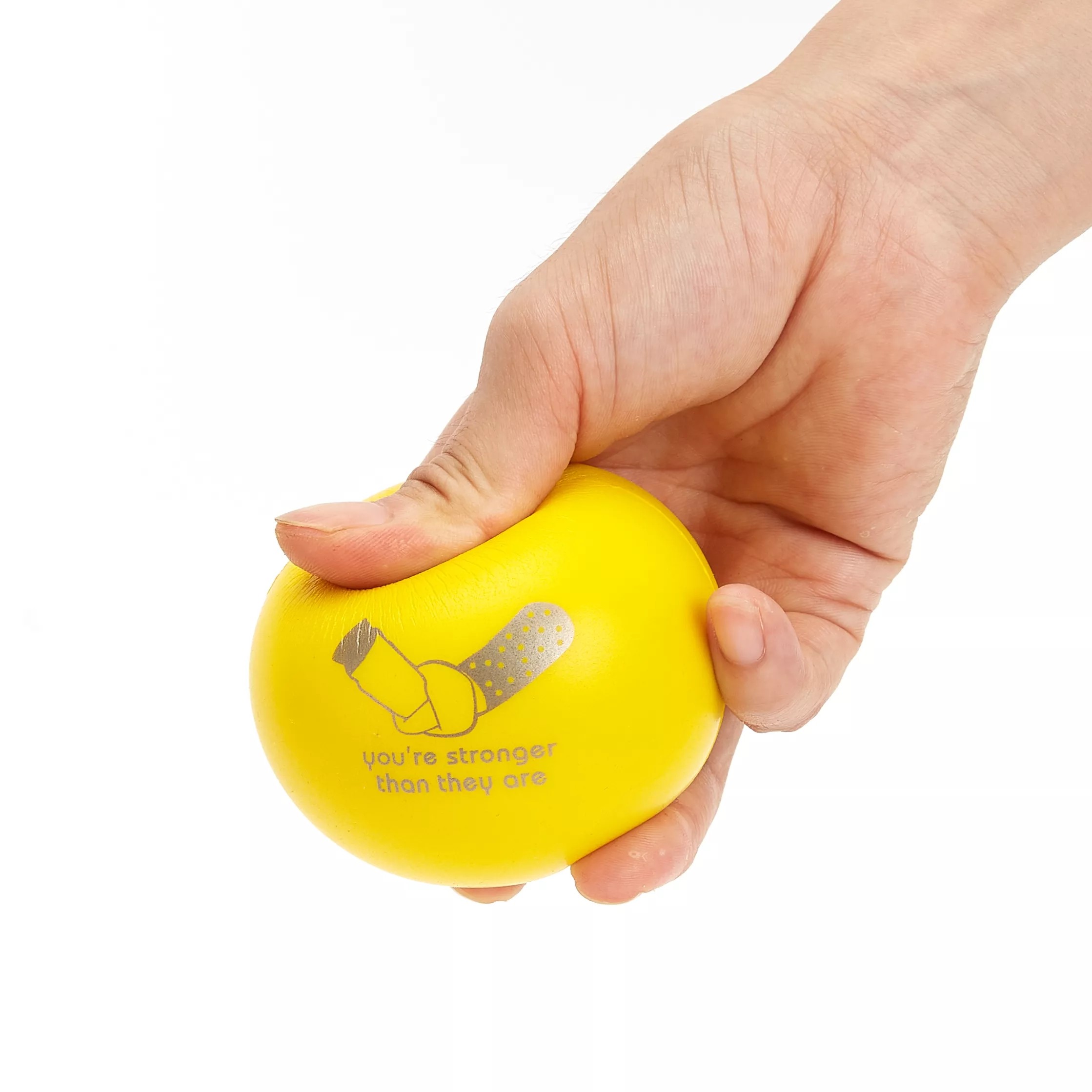Petites boules jaunes inodores de mousse