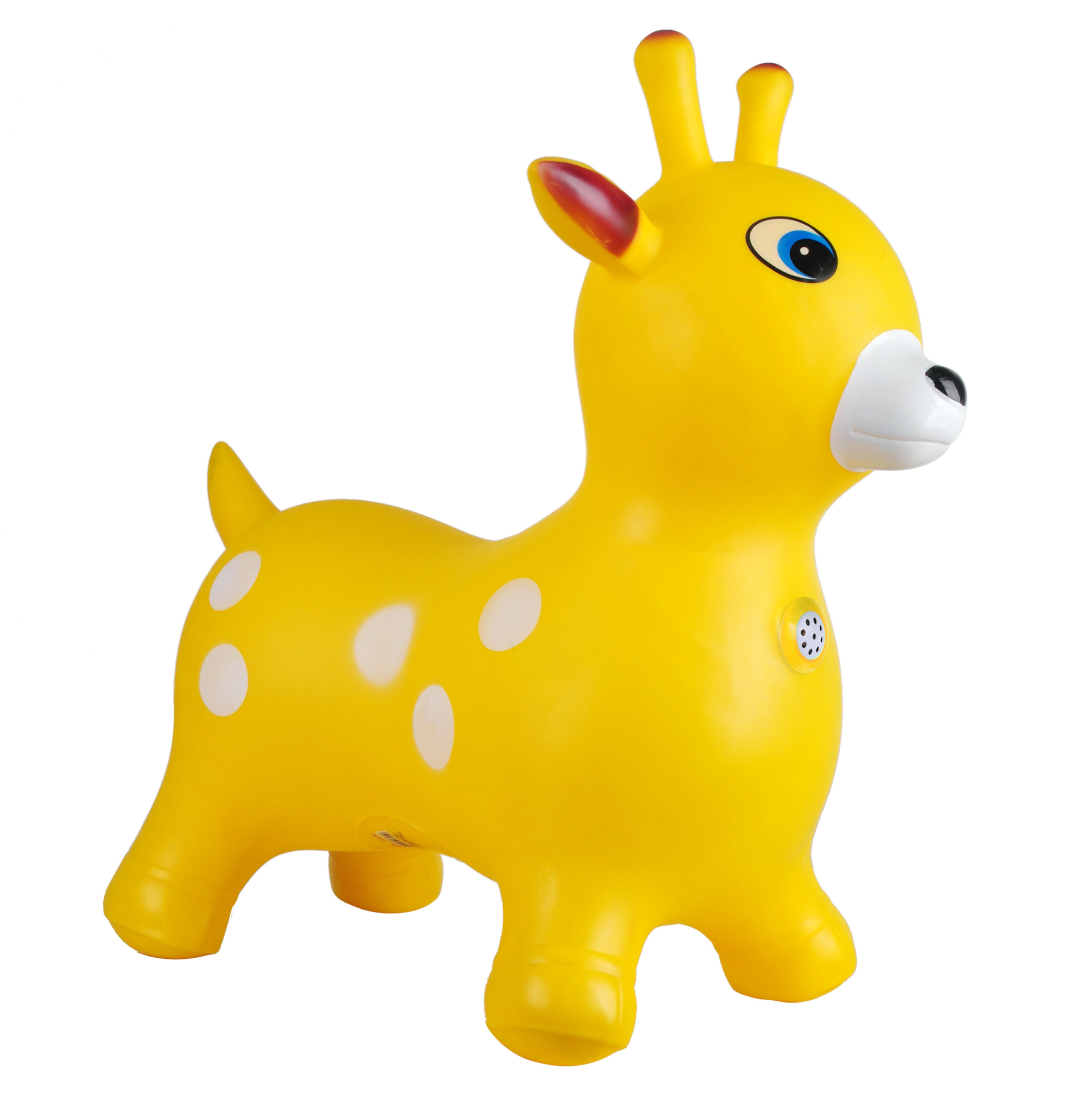 Anti glissement gonflable de 6 de pouce de girafe animaux pleins d'entrain de trémie