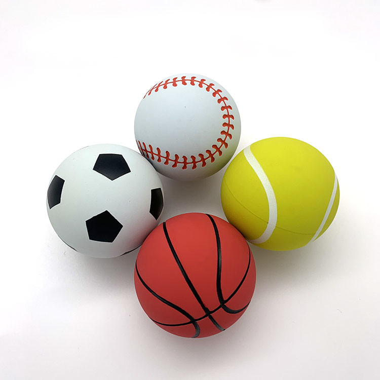 Boule en caoutchouc non-toxique réutilisable de sports, boule en caoutchouc de rebond élevé léger