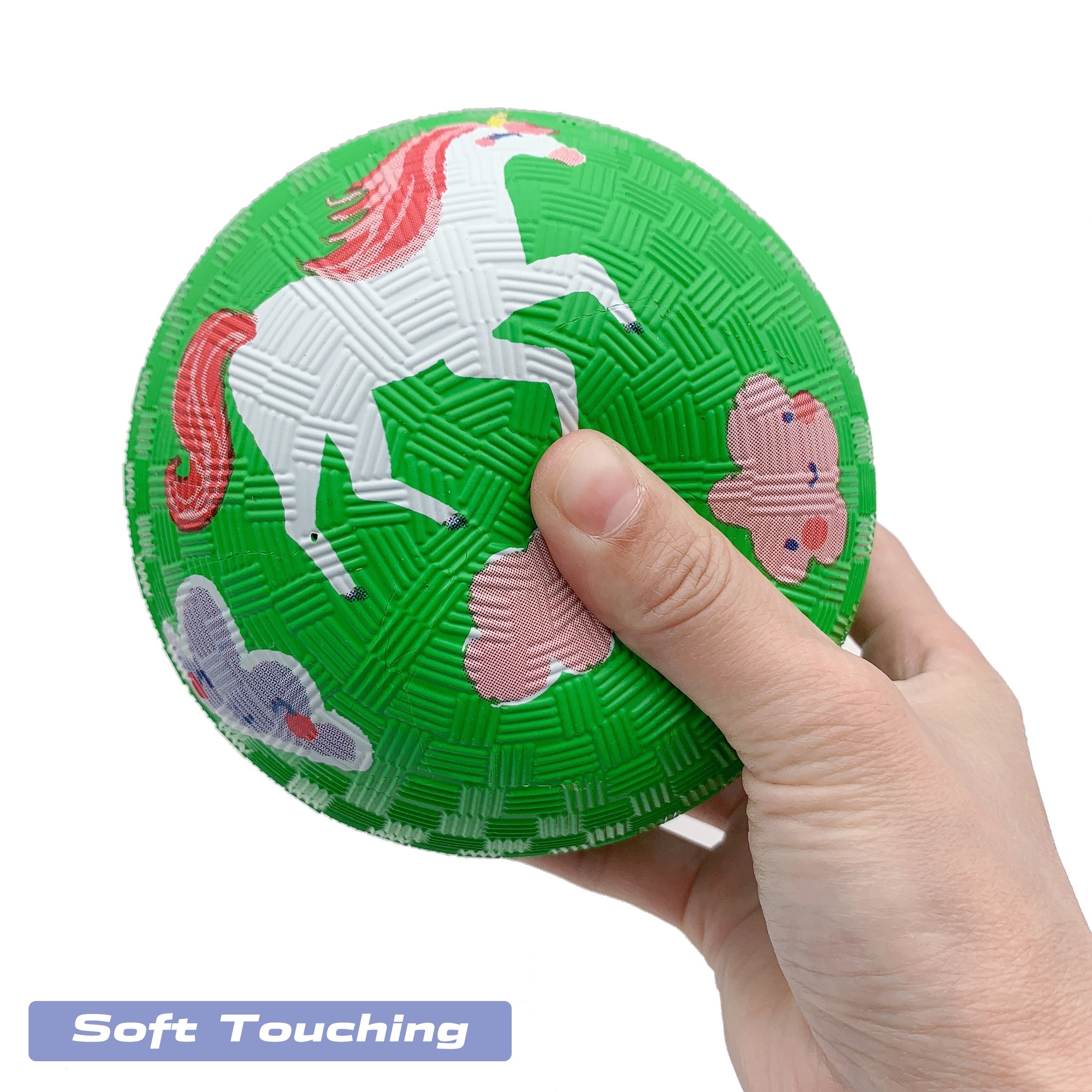 Gonflable inoffensif vert en caoutchouc épaissi ultra-léger de boule de terrain de jeu