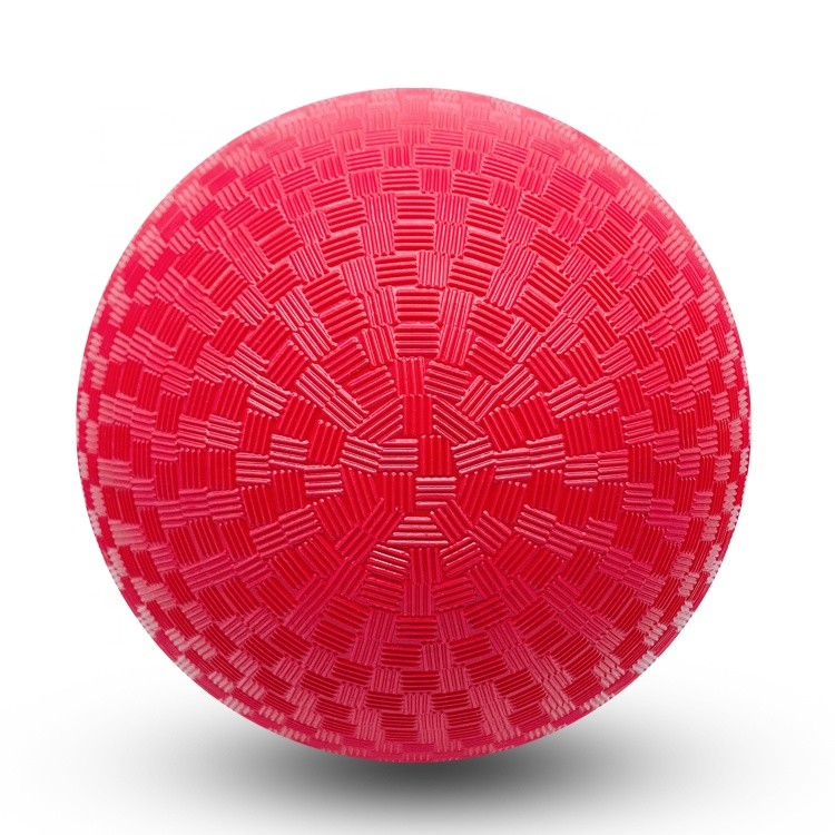 La boule en caoutchouc de rebond de terrain de jeu rouge non-toxique a épaissi réutilisable
