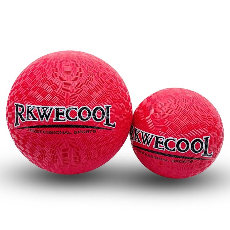 Le volume plein d'entrain antidérapant de Dodgeball de boule en caoutchouc rouge légère inoffensive
