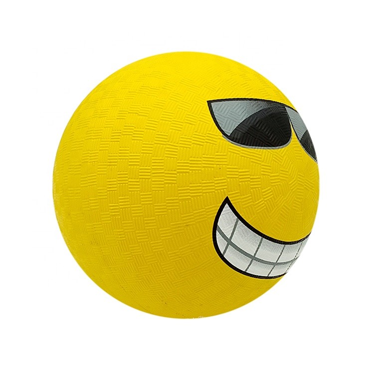Réutilisable multifonctionnel antidérapant de Smiley Face Rubber Bounce Ball