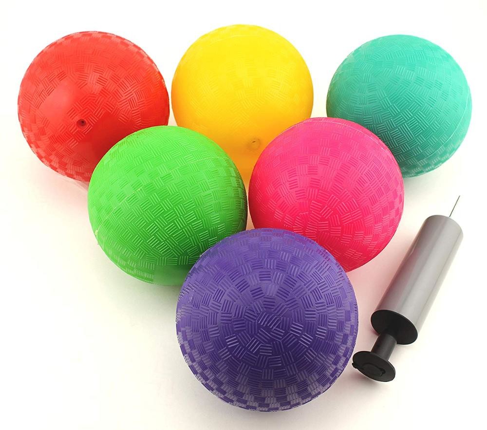 Enfants en caoutchouc Toy Balls Multicolored Ultralight du terrain de jeu EN71