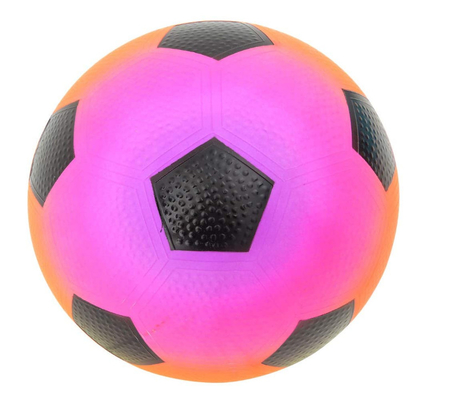 Le football inodore de boule gonflable d'arc-en-ciel de PVC coloré par arc-en-ciel